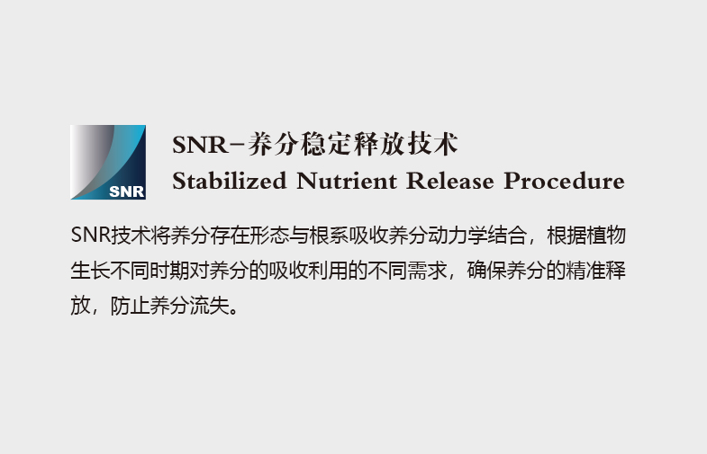 SNR-养分稳定释放技术